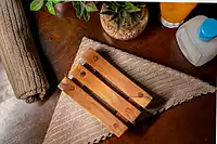 Wooden Soap Stand