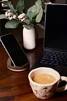 Coconut Shell Mobile Stand